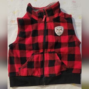 Carter's Plaid Vest size 18 months